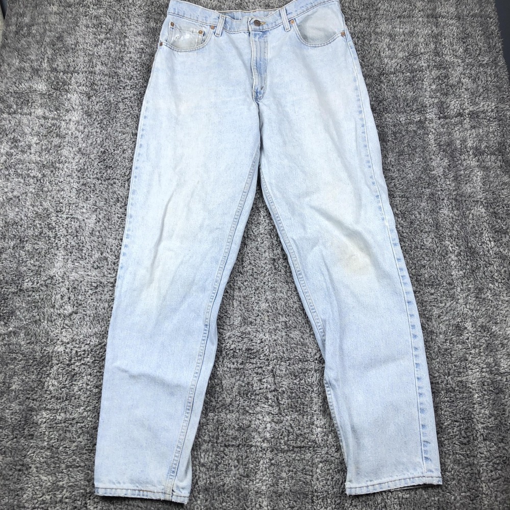 Vintage Levis 560 Jeans Mens 33x32 Blue Relaxed Fit Tapered Denim Light Wash USA
